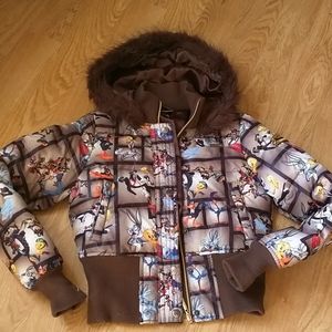 Lot 29 Looney tunes puffer jacket like new s